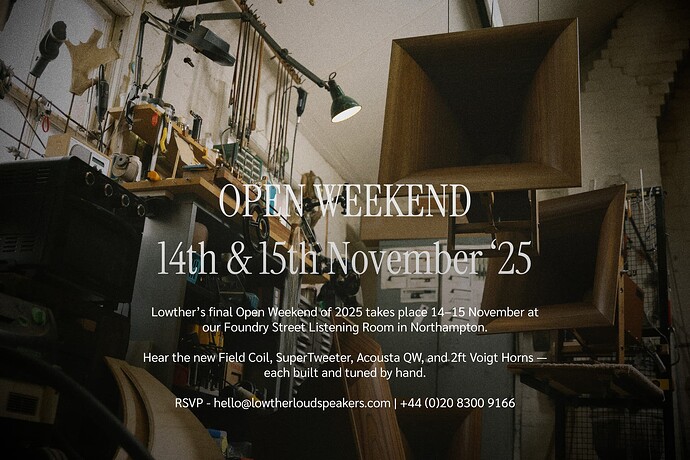 Poster Open Weekend November 2025