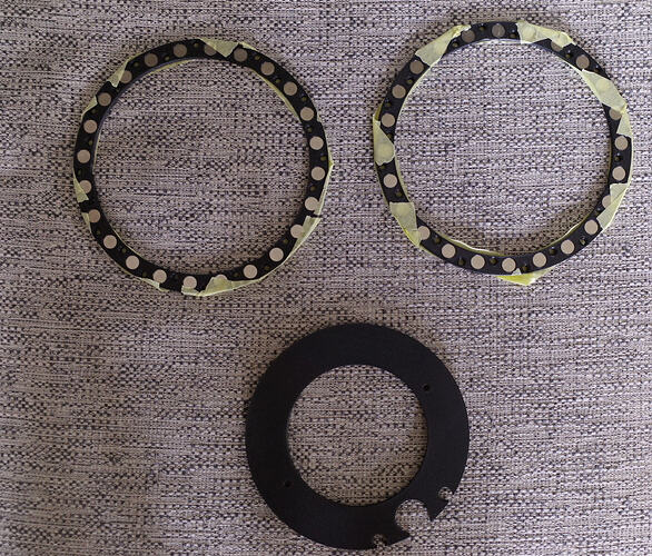 DIY deck neodyium ring mk2 and alignment spacer
