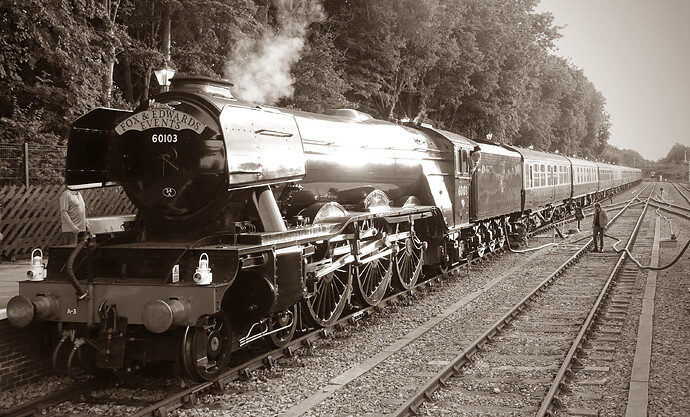 Flying Scotsman on the Great Central at NTHC Ruddington, Nottingham - Flying Scotsman at rest - 30th May 2026 - by & © Paul Jeffery, 2026