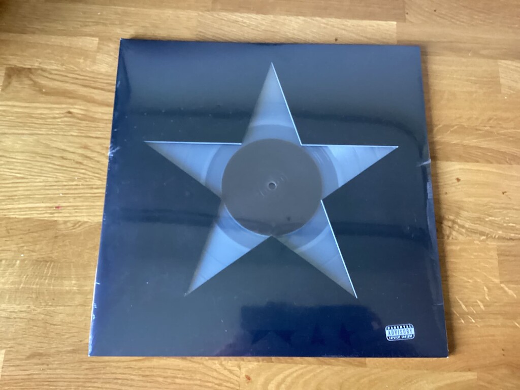 David Bowie: Blackstar, Ltd ed clear vinyl, sealed M/M - Music for