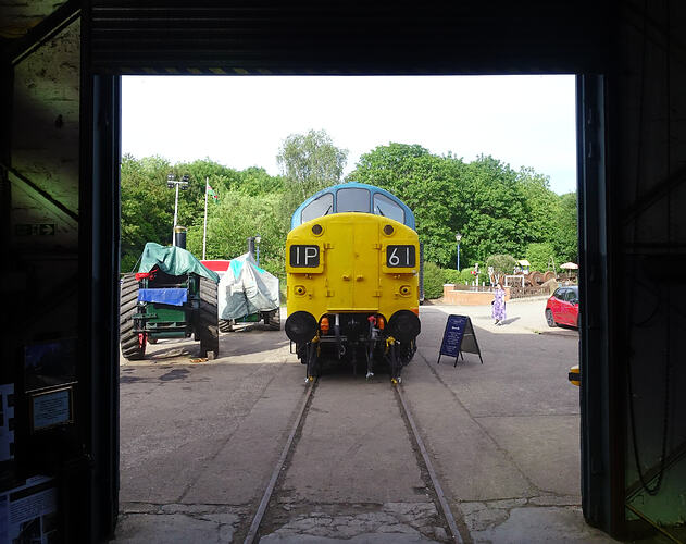 Flying Scotsman on the Great Central at NTHC Ruddington, Nottingham - Class 37 & Sam incoming - 30th May 2026 - by & © Paul Jeffery, 2026