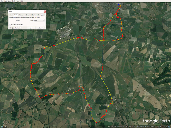 24 miles Three Towers Hike Blewbury to Banterwick