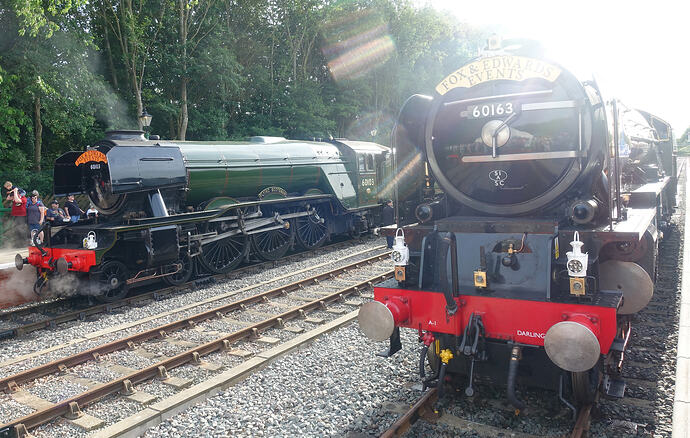 Flying Scotsman on the Great Central at NTHC Ruddington, Nottingham - FS & Tornado - 30th May 2026 - by & © Paul Jeffery, 2026