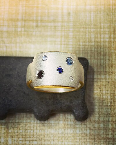 finished signet ring