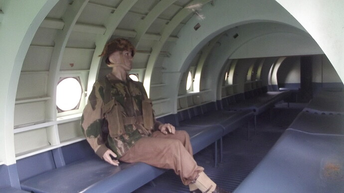 Inside a Horsa Glider